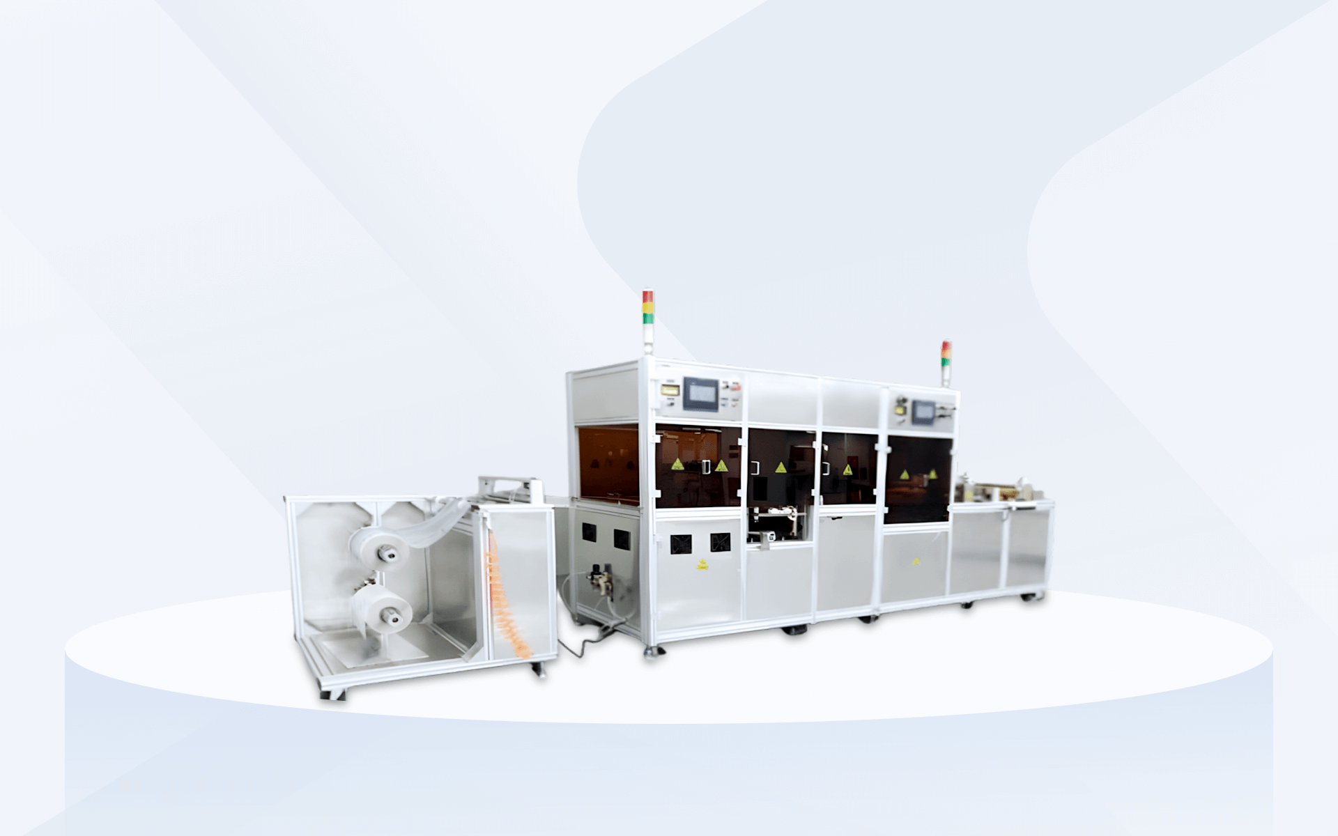 Single Tail Pipe one Line Welding Machine